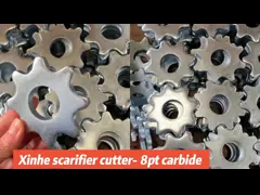 Подготовка шлифующей поверхности оборудует резец TCT скарификатора Scanmaskin Ferox 320 конкретный video