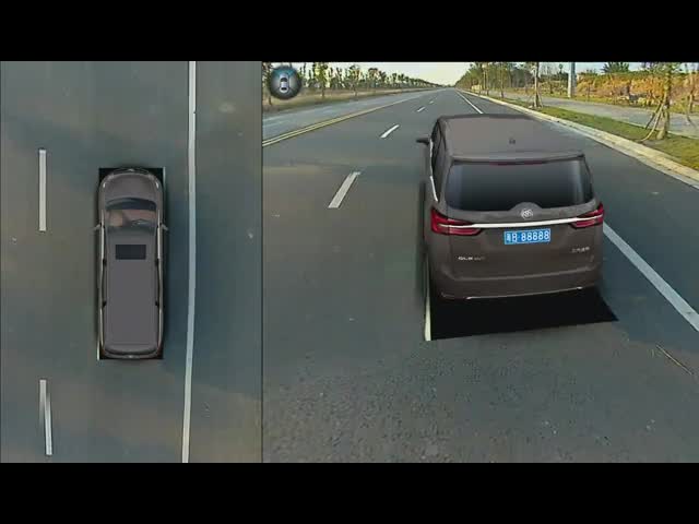 DC12V車の盲点の検出システムセンサー500cd/M2の明るさ
