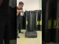 Пустой изготовленный на заказ кладя в коробку песок сумки бокса сумки Pro яростный рефлекторный заполнил низкопробную грушу video