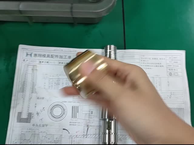 peças materiais do molde da precisão 40CrMo com +/- as 0,01 peças plásticas do molde da tolerância em China