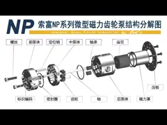 SS316 PEEK Gear Miniature Gear Pump Steam Generator Feed Pump Water Pump