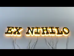 Led Illuminated 3D Letter Sign Board For Shop Indoor Outdoor