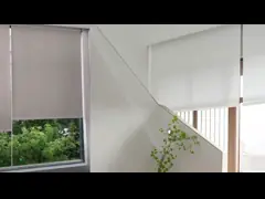 Бамбук офиса чайной свертывает вверх по теням Солнца, бамбуковым шторкам ролика для балкона video