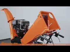 Небольшой отслеживаемый шредер Mulcher сада Sinolink 15hp машины древесины Chipper сверхмощный video