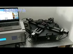 Electric Two Axis Stretching Motorized Linear Stage High Precision