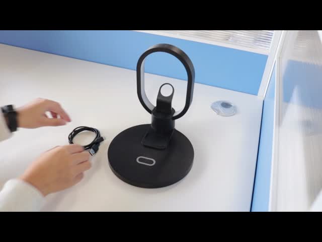 電話イヤホン15Wを満たすための最高速度のプラスチック ランプの無線充電器