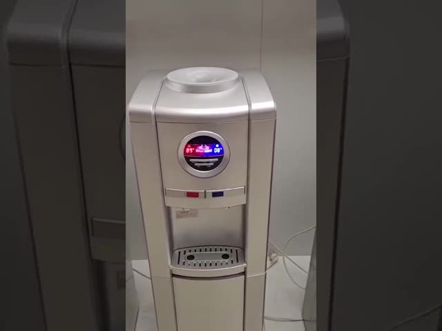 Office Home Vertical Manual Hot Cold Water Dispenser With LED Panel