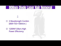 Канал микрофона 4D 1600w 808 Диодная лазерная эпиляция Y9 Pro video