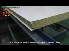 Доска сэндвича шерстей утеса изоляции цвета очищения механизма стальная video