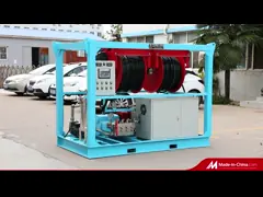 Струи воды давления удаления ржавчины корабль 2.4x1.5x1.7m решения ультра высокой очищая video