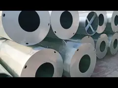 башни радиосвязи антенны 55m сталь радио A572 интернета Monopole трубчатая сплющенная video