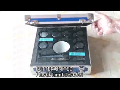 Прибор предела жидкости набора теста почвы для оборудования для испытаний почвы video