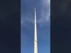 Башня антенны трубки связи одиночная с небольшой площадью пола video