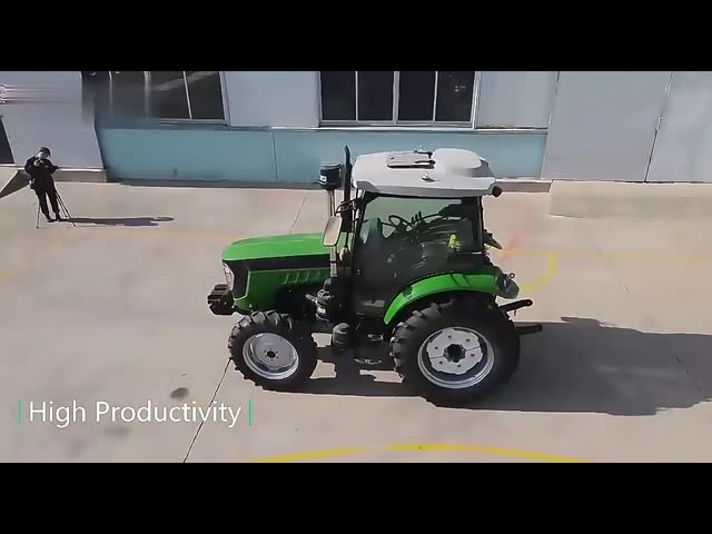 Hydraulic Agricultural Farm Tractor 80HP 4x4 Farm Tractor Fuel Efficiency