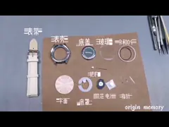 3ATM Analogue Wrist Watch 23cm Fashion Japan Movt Stainless Steel Black