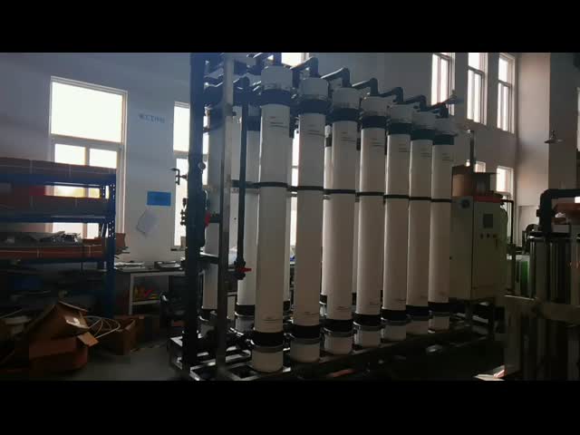 65000lph UF Membrane Filters Water Treatment Full Automatic