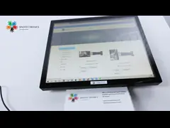 350 Nits монитор касания высокой яркости держателя кронштейна Hdmi монитора экрана касания 15 дюймов video