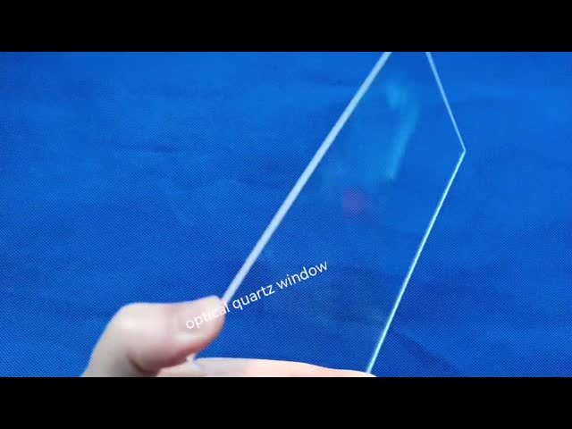 Placa de vidro de quartzo de sílica fundida resistente ao calor Placa de vidro de quartzo transparente perfurado a laser Substrato de vidro de quartzo