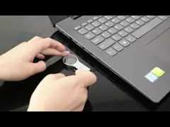 ODM Small Crystal USB Stick 2.0 8 GB 16 GB Graweruj logo ze światłem LED