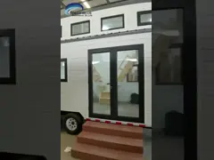 AS/NZS 軽鋼製 プリファブリックハウス 2 ベッドルーム付き 小型の車輪付き住宅 video