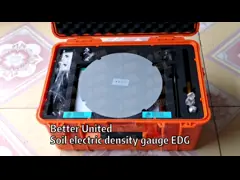 Оборудование для испытаний почвы прибора для измерения плотности почвы экранного дисплея цвета неядерное video