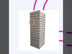 Закручивая дисплей с плоским экраном предкрылка 4 сторон с крюками металла video