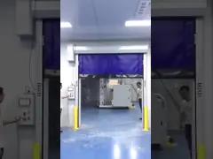 Дверей ролика PVC склада шторка ворот быстрых автоматическая пластиковая быстрая Windproof video