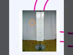 МДФ 4 путей поворачивая деревянные розничные выставочные витрины с 4 панелями обтекателя втулки предкрылка video