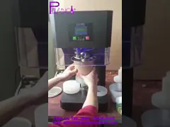 Настольная Semi автоматическая закаточная машина консервной банки цифров может ЛЮБИМЕЦ машины запечатывания может уплотнитель video