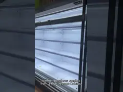 3600W Low Noise Commercial Display Freezer Multideck Open Drinks Milk Display Fridge For Shop Product Videos,3600W Low Noise Commercial Display Freezer Multideck Open Drinks Milk Display Fridge For Shop Product Video Channel