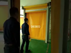 Молнии тяги двери складчатости ролика безопасностью пластмасса быстрой высокоскоростной автоматическая video