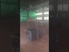 Собственная личность скипа 3000lbs шлюпки крана 1 двора сбрасывая лоток скипа для твердых отходы video