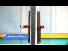 замок парадного входа Bluetooth металла умного замка 250mm Tuya красный video