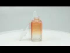 50ML Gradient PETG Cosmetic Bottle Square 20/410 Essential Oil Bottle Packaging video