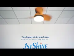 Decorative Quiet DC Motor Flush Mount Small Size Led Ceiling Fan With Light video