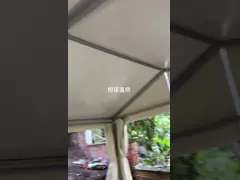 Yellow PVC Ceremony Marquee Events A Shape Tent 48m Bay Distance