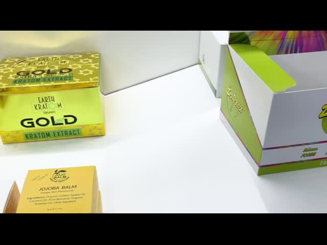 Matte Lamination Paper Packaging Box For CBD Oil