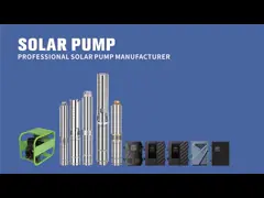 High Pressure Irrigation 2 Inch Solar Powered Water Pump Low Noise