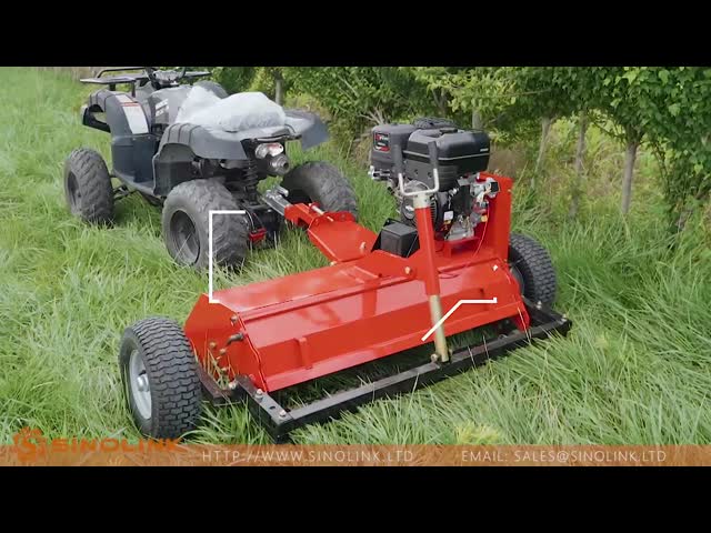 Quadrilátero Atv Front Mount Flail Mower Tow atrás do cortador de grama Mulcher de Atv