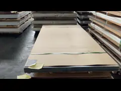 Standard package of stainless steel sheets are used for protecting the material