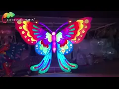 Zigong Outdoor Waterproof Chinese Lanterns Butterfly Lanterns high strength
