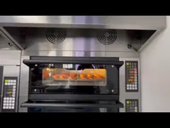 Печь подноса палубы 6 Yasur электрическая 3 для подноса 40X60cm, 11Kw для хлеба испечет выпечку печенья и пиццы video