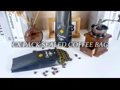 Клапан пути сумки одного уплотнения квадрацикла изготовленного на заказ штейнового кофе кафа Bolsas упаковывая video