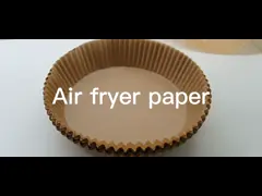 Высокотемпературная бумага выпечки силикона бумаги Fryer воздуха сопротивления video