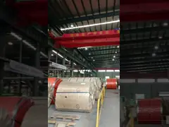 How stainless steel coil is loaded in the storage