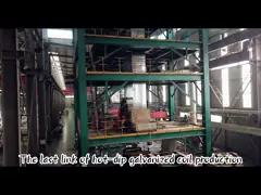 0.5mm Dx51d G90 гальванизировало стальные катушки оцинковывают покрытый утюг для материалов толя video