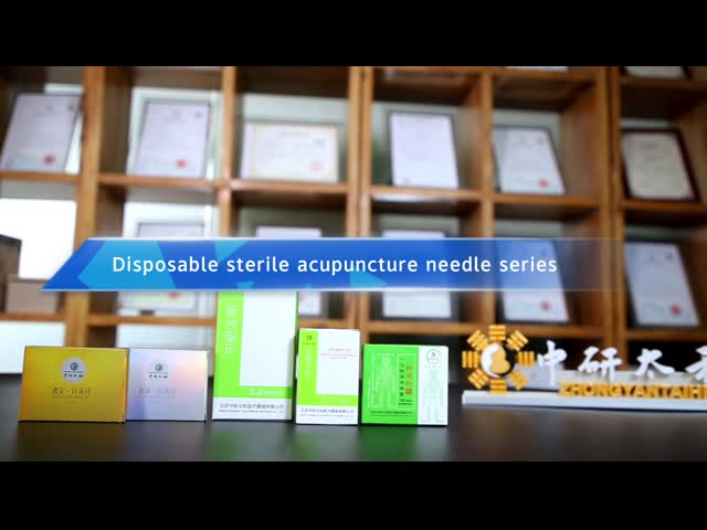 Medical 0.2mm Sterile Acupuncture Needles Individual Guide Tubes With Stainless Steel Handle