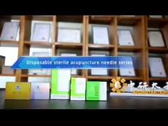 A agopuntura médica estéril de 0,2 mm é utilizada em amostras individuais de Edelstahl.