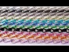 Двойная цепь металла крюка летает занавес двери экрана 90*210cm алюминиевый цепной video