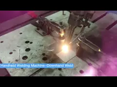 Портативный ручной сварочный аппарат 3000W лазера 8-10 метров video